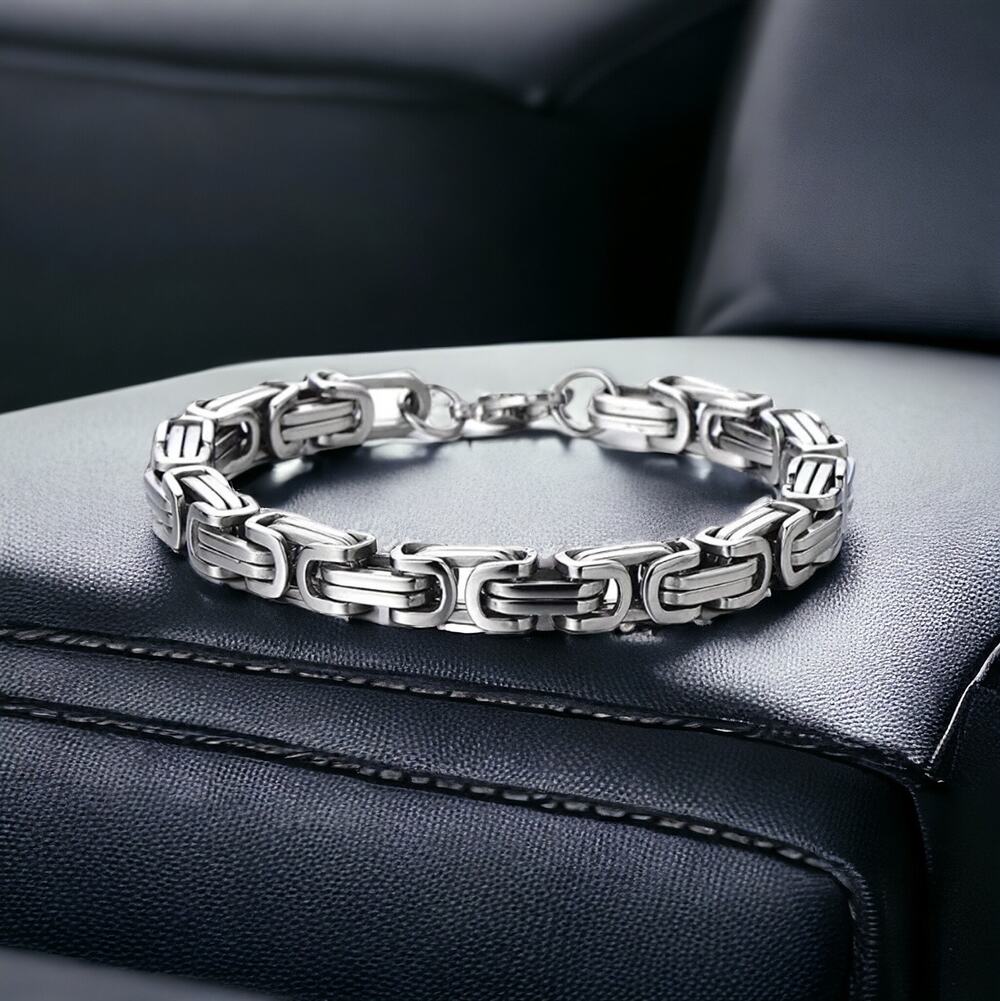 NEW stainless steel motorcycle chain men's bracelet jewelry B29A
